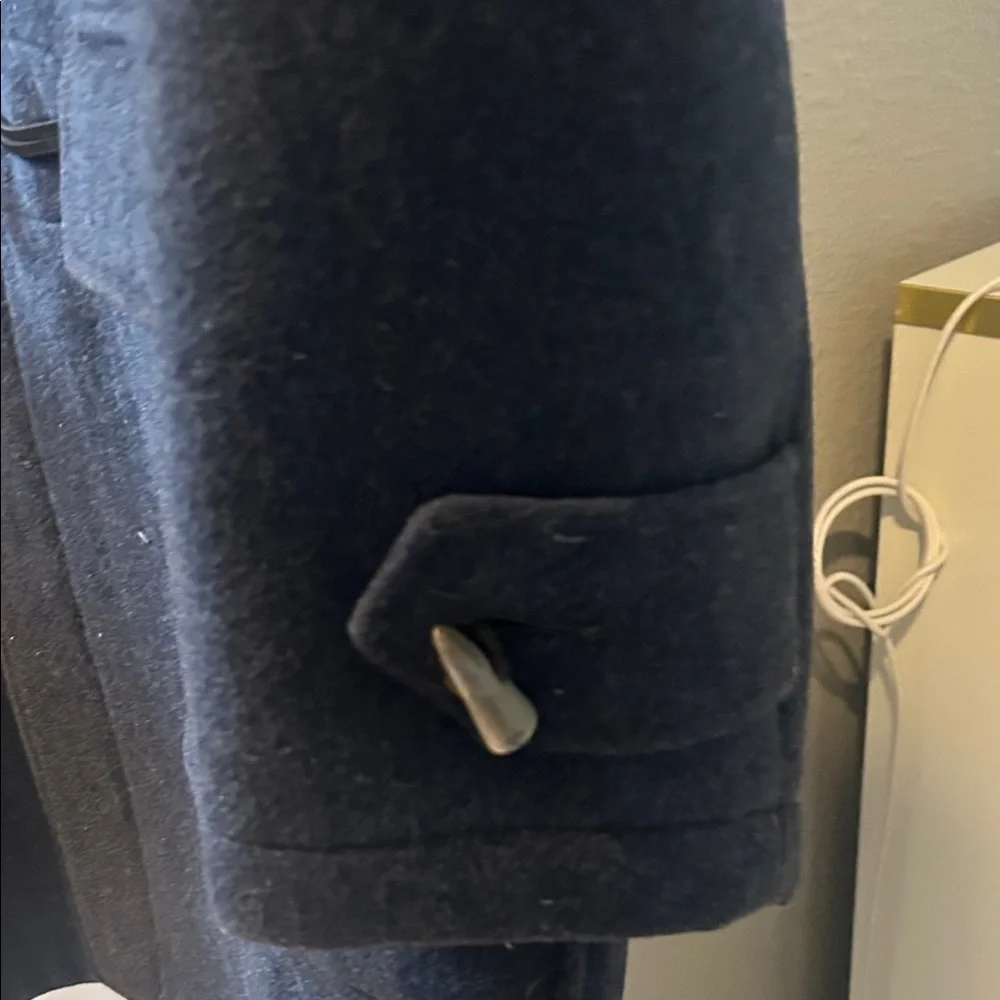 Rare Vintage 60s Men's Boiled Wool Navy Toggle Joseph Horne Coat - Picture 5 of 8